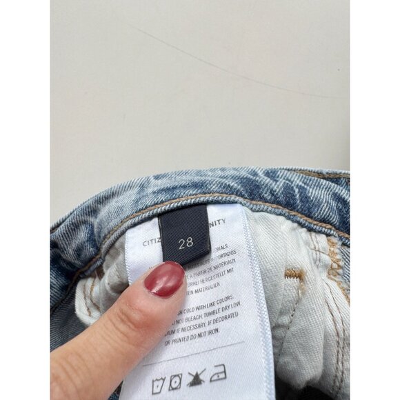 CITIZENS OF HUMANITY Jolene Dimple High Rise Skinny Straight Jeans, Size 28 - Picture 14 of 16